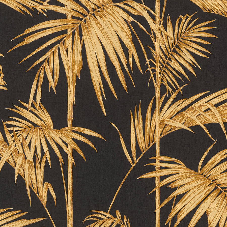 A.S. Creation Metropolitan Stories | 369195 | papier peint intissé floral | 0.53 m x 10.05 m | noir
