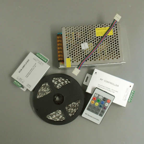 Kit LED RGB pour éclairage indirect SMD5050 avec 60 LED par mètre - 5 - 20 mètres