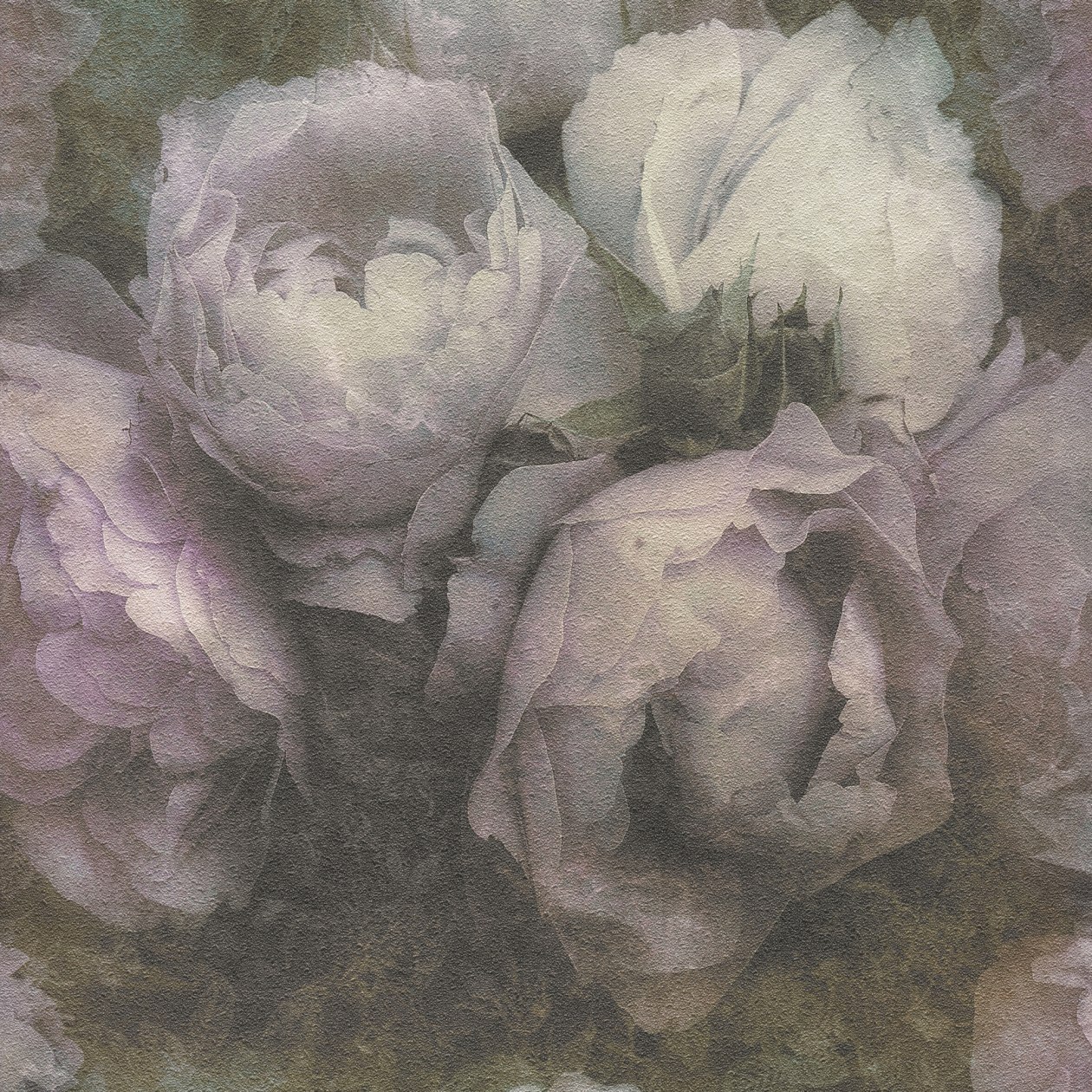 A.S. Creation New Walls | 373922 | papier peint intissé floral | 0.53 m x 10.05 m | blanc