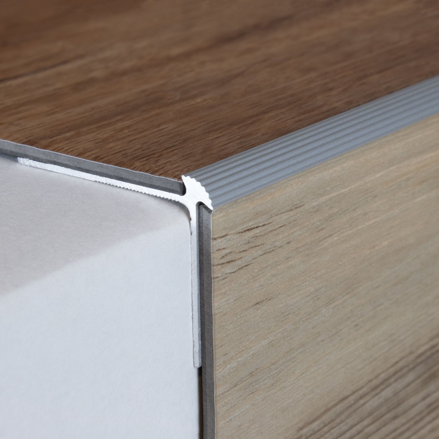 Nez de marche | cornière 40 mm x 30 mm x 3 mm | aluminium anodisé