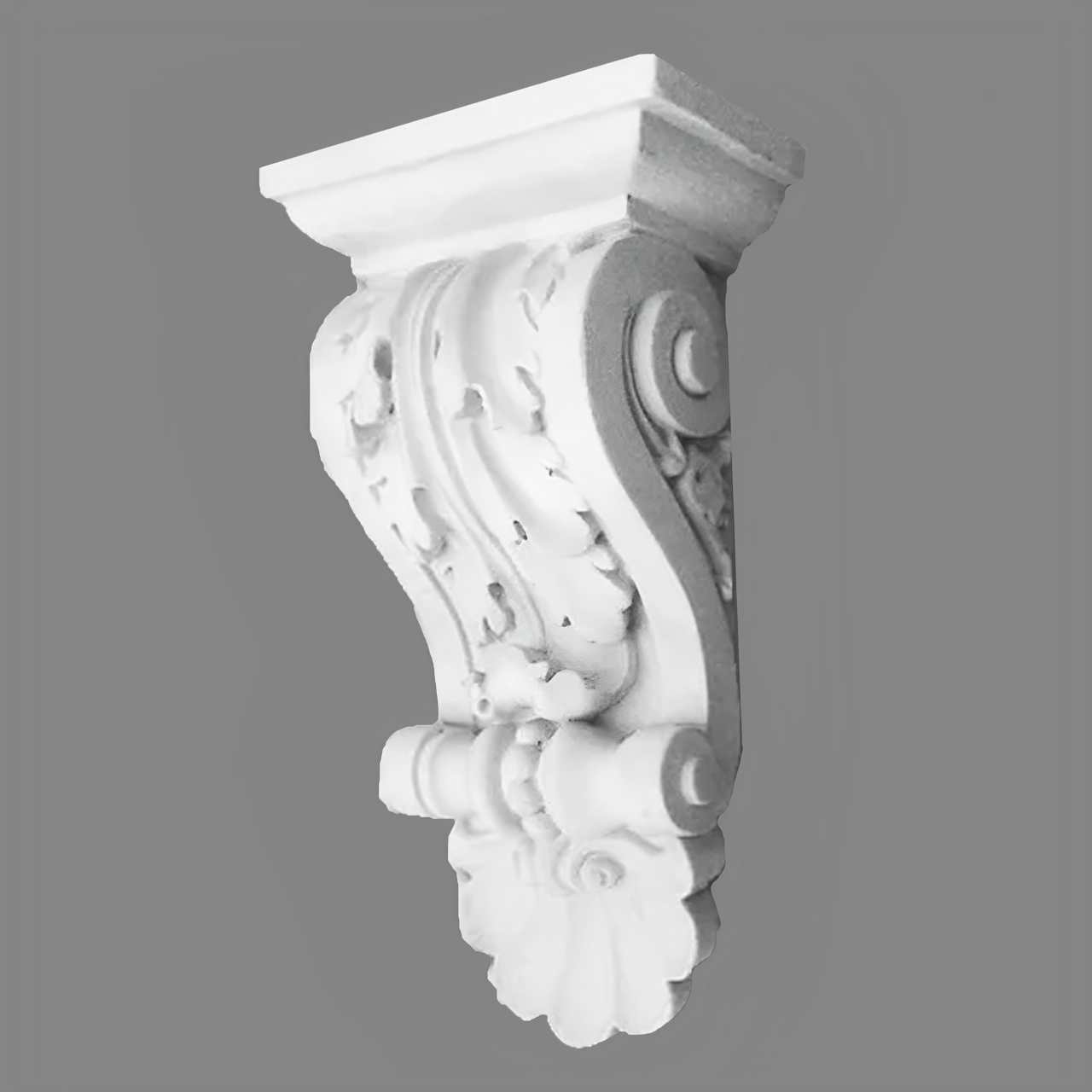 PROVISTON Console en plâtre Victoria Véritable plâtre 222 x 400 mm Console en plâtre