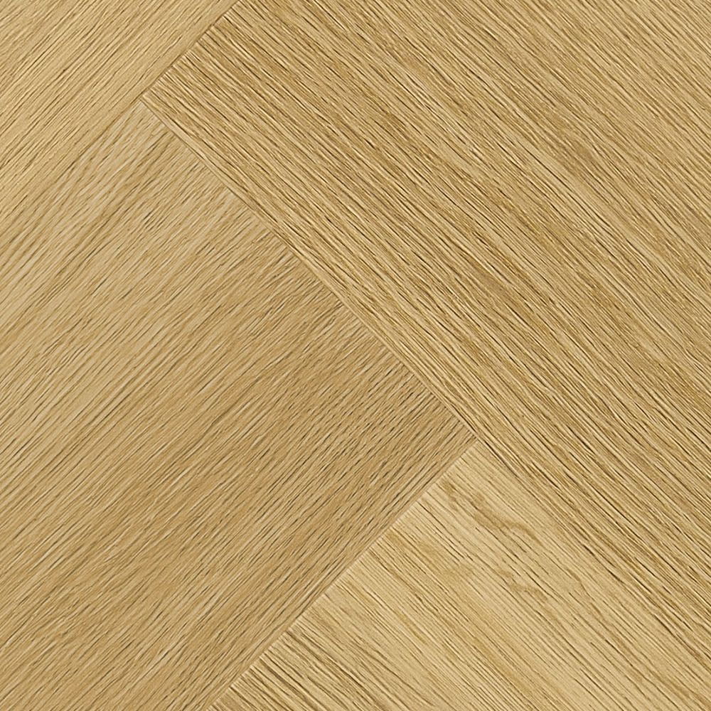 Sol vinyle PVC AMARON Herringbone Chêne Ménor 592 x 148 x 5 mm Vinyle à clipser Marron