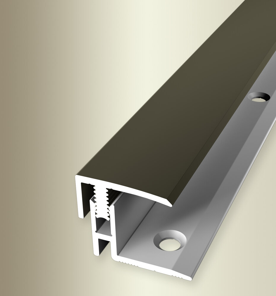 Küberit 560 Mono-Clip  | Profilé d'arrêt | Largeur:21 mm | Rattrapage parquet | Épaisseur:12-17 mm