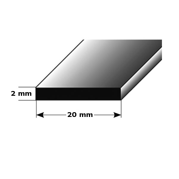 Barre plate | profilé de montage | profilé de construction | en aluminium