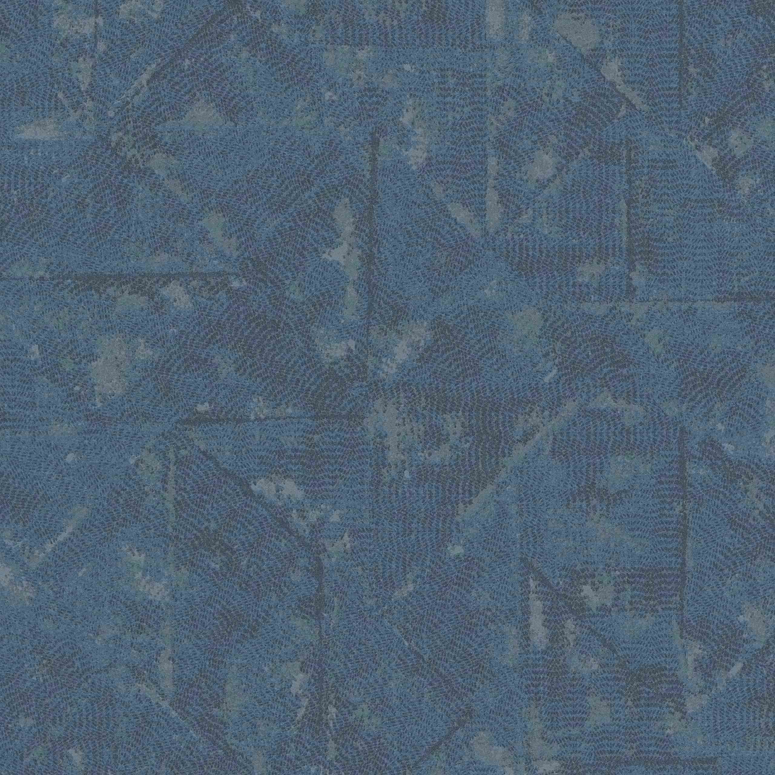 A.S. Creation Absolutely Chic | 369751 | papier peint intissé vintage | 0.53 m x 10.05 m | bleu