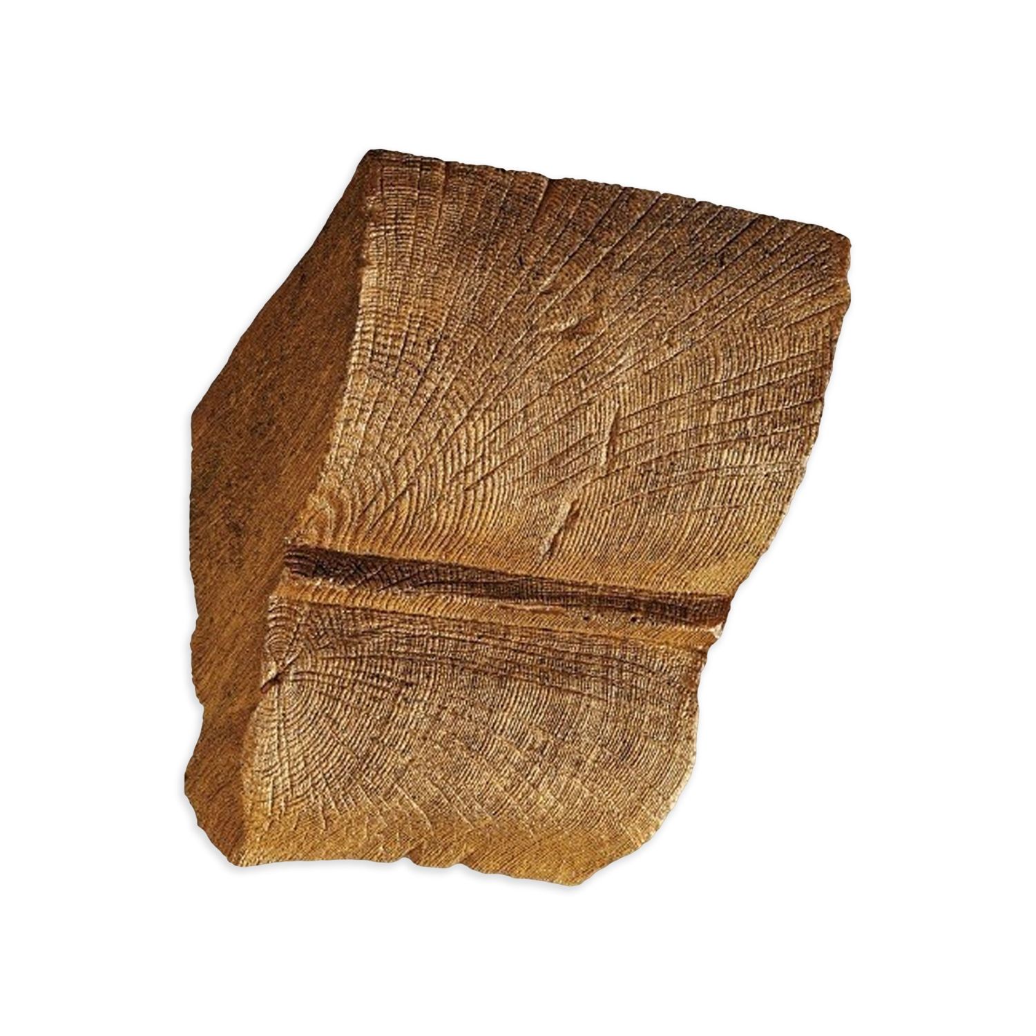 Wiesemann | Console | PU | 90 x 60 mm | Chêne clair | Poutre imitation bois | Haute densité