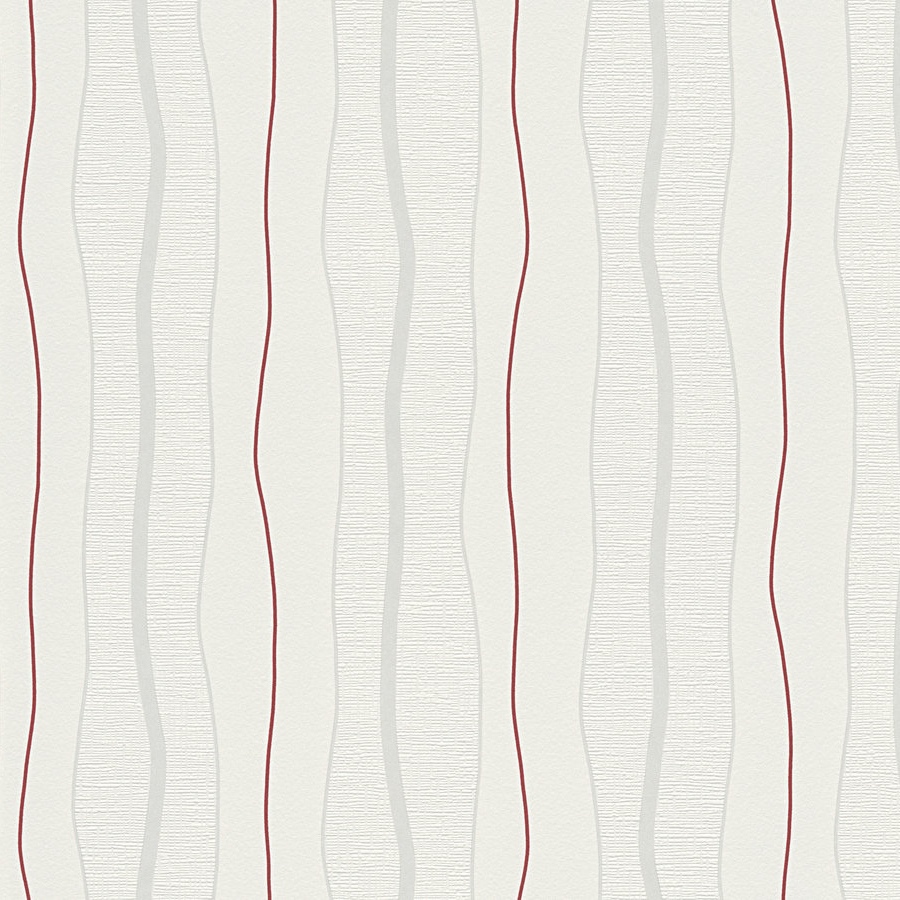 A.S. Creation Avenzio 4 | 249531 | papier peint intissé à rayures | 0.53 m x 10.05 m | écru