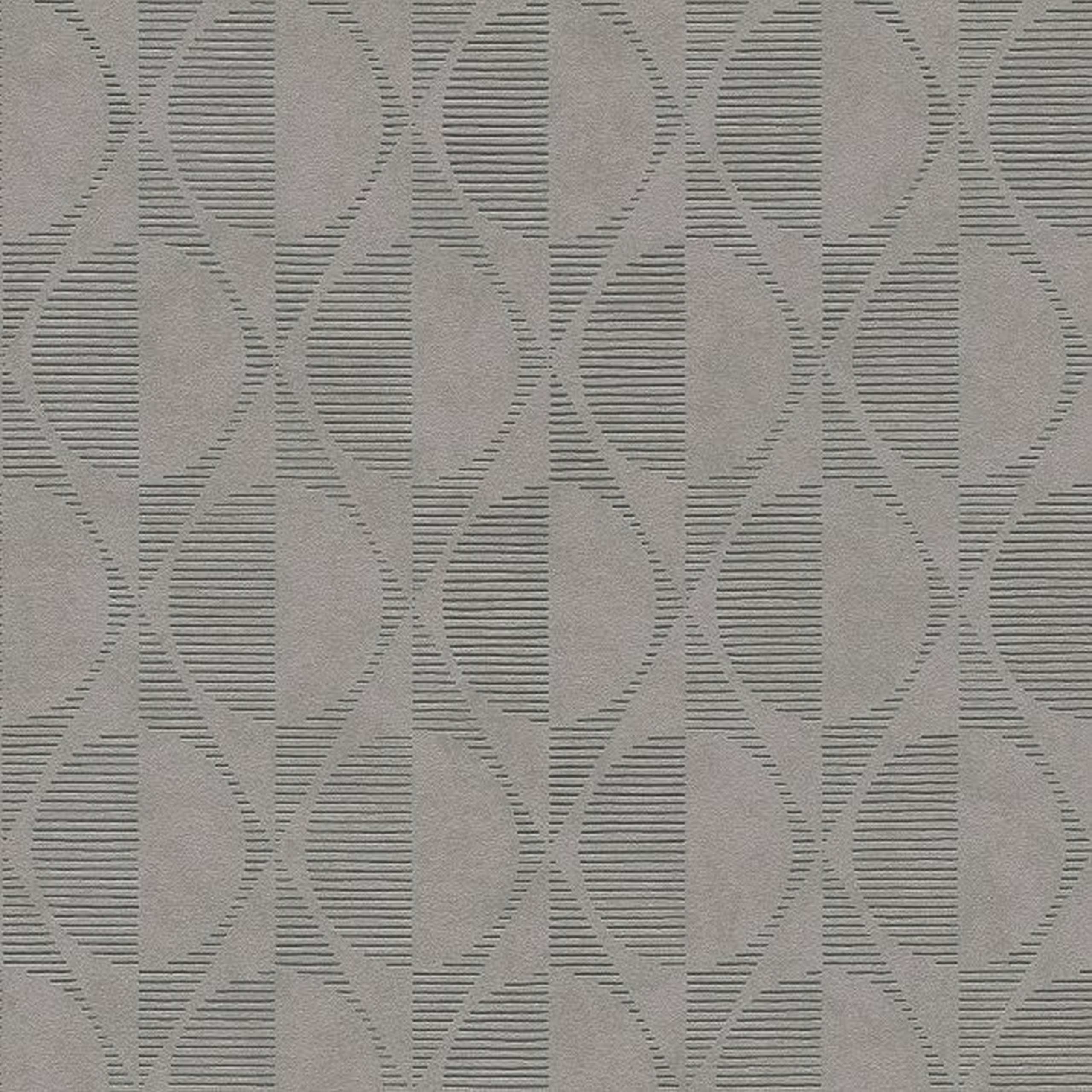 A.S. Creation Pop Style | 374785 | papier peint intissé vintage | 0.53 m x 10.05 m | gris
