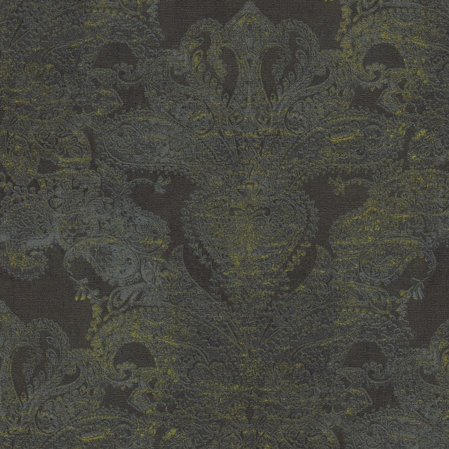 A.S. Creation | Travel Styles | 391195 | Papier peint intissé | Baroque | 10.05 x 0.53 m | Noir