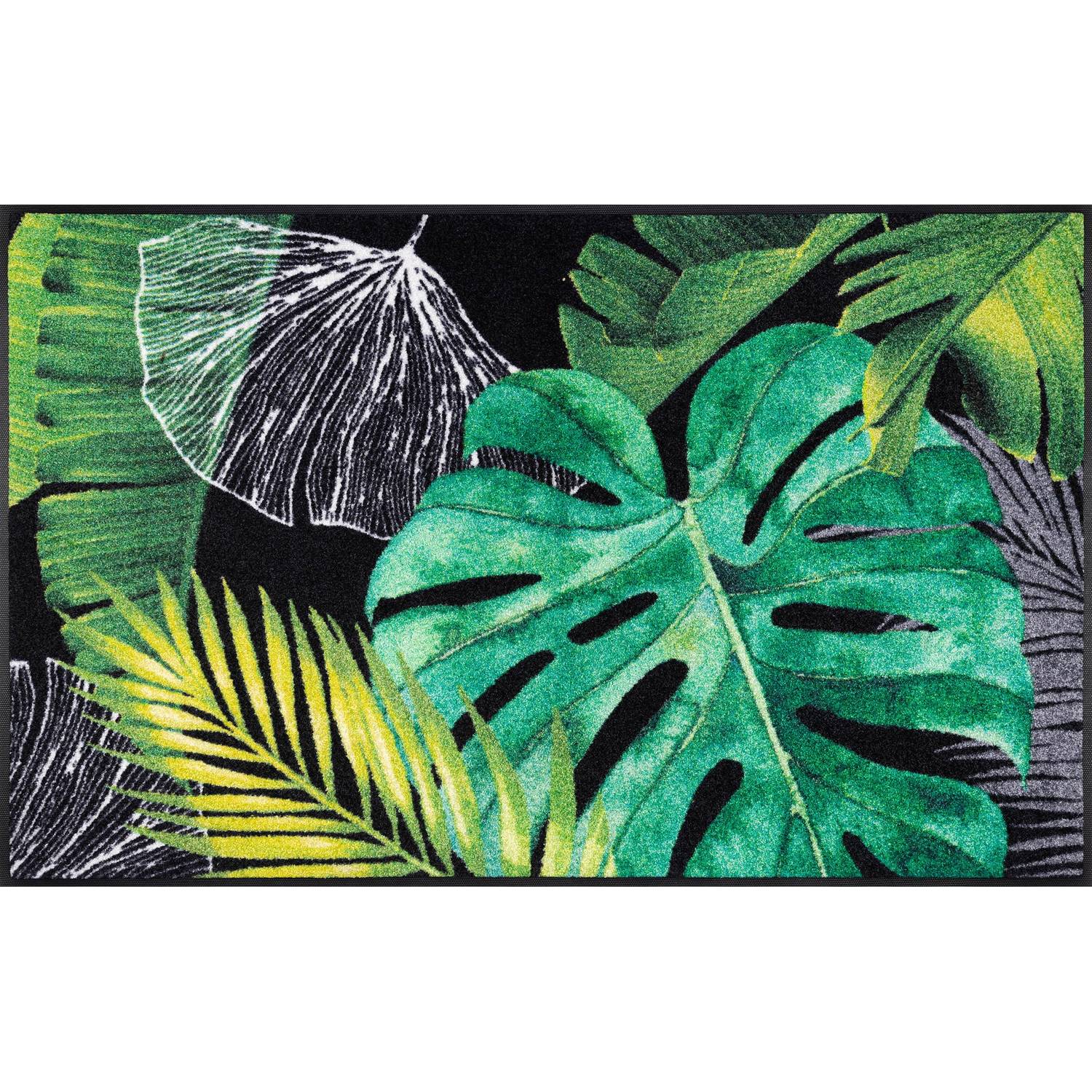 Paillasson Jeu de plantes tapis de sol lavable Différentes tailles Floornovo Trend Design