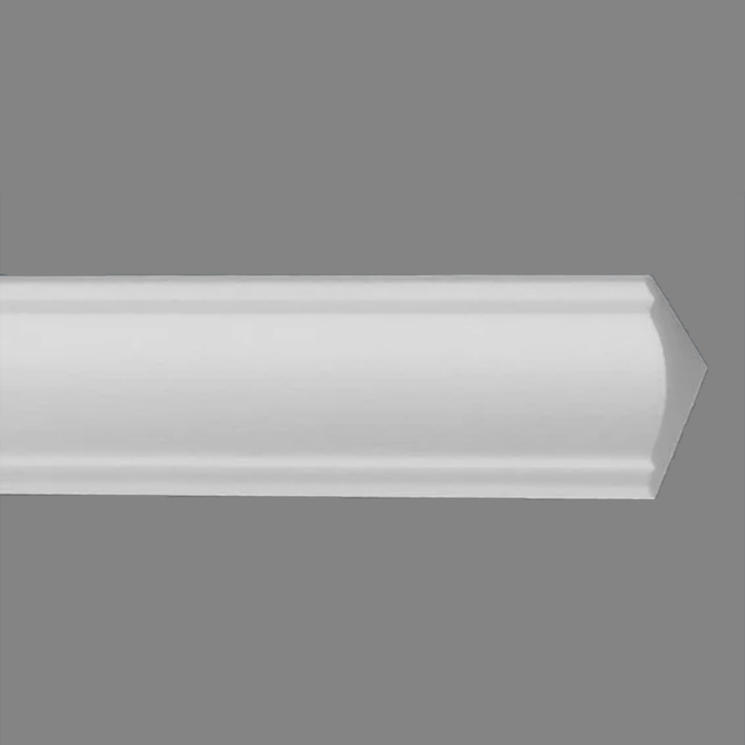 Corniche cache rideaux | 50 x 68 x 2000 mm | polystyrène 