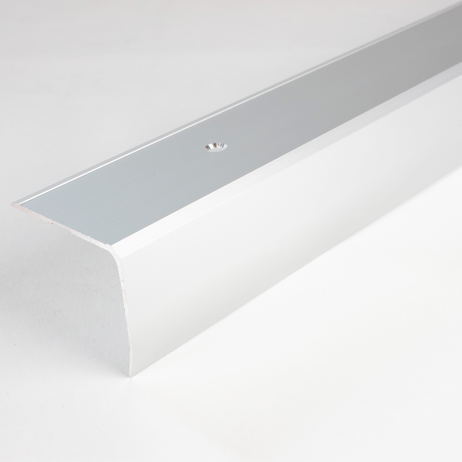 Cornière | nez de marche 50 x 43 mm | pour insert antidérapant | aluminium anodisé | type 374