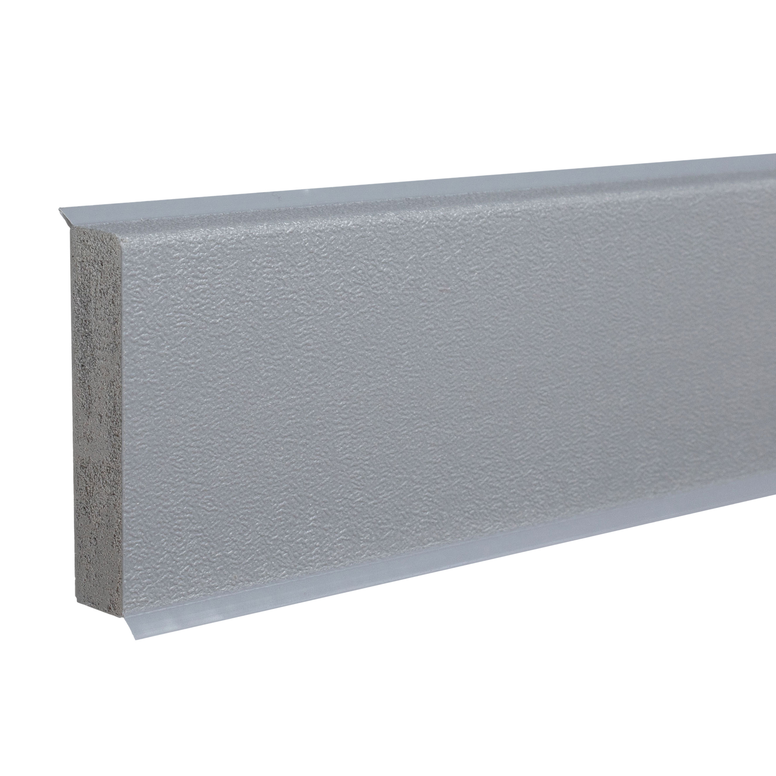 Plinthe "Monopoli" PVC expansé 12 x 60 x 2500 mm Lèvre souple teintée PROVISTON
