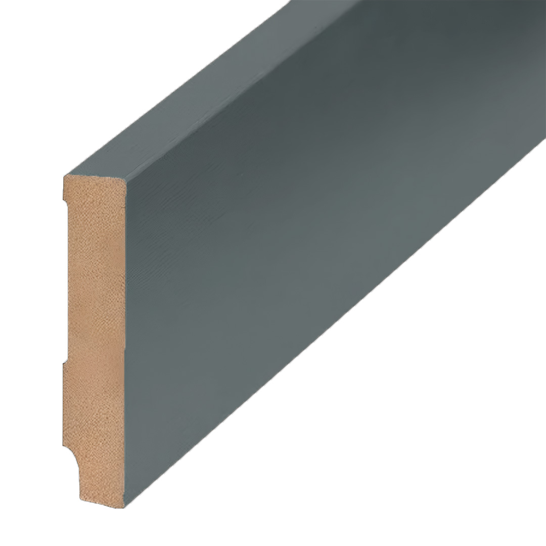 Plinthe MDF revêtu de finition - couleur : acier foncé 16 x 80 x 2500 mm 721.1680.45 PROVISTON