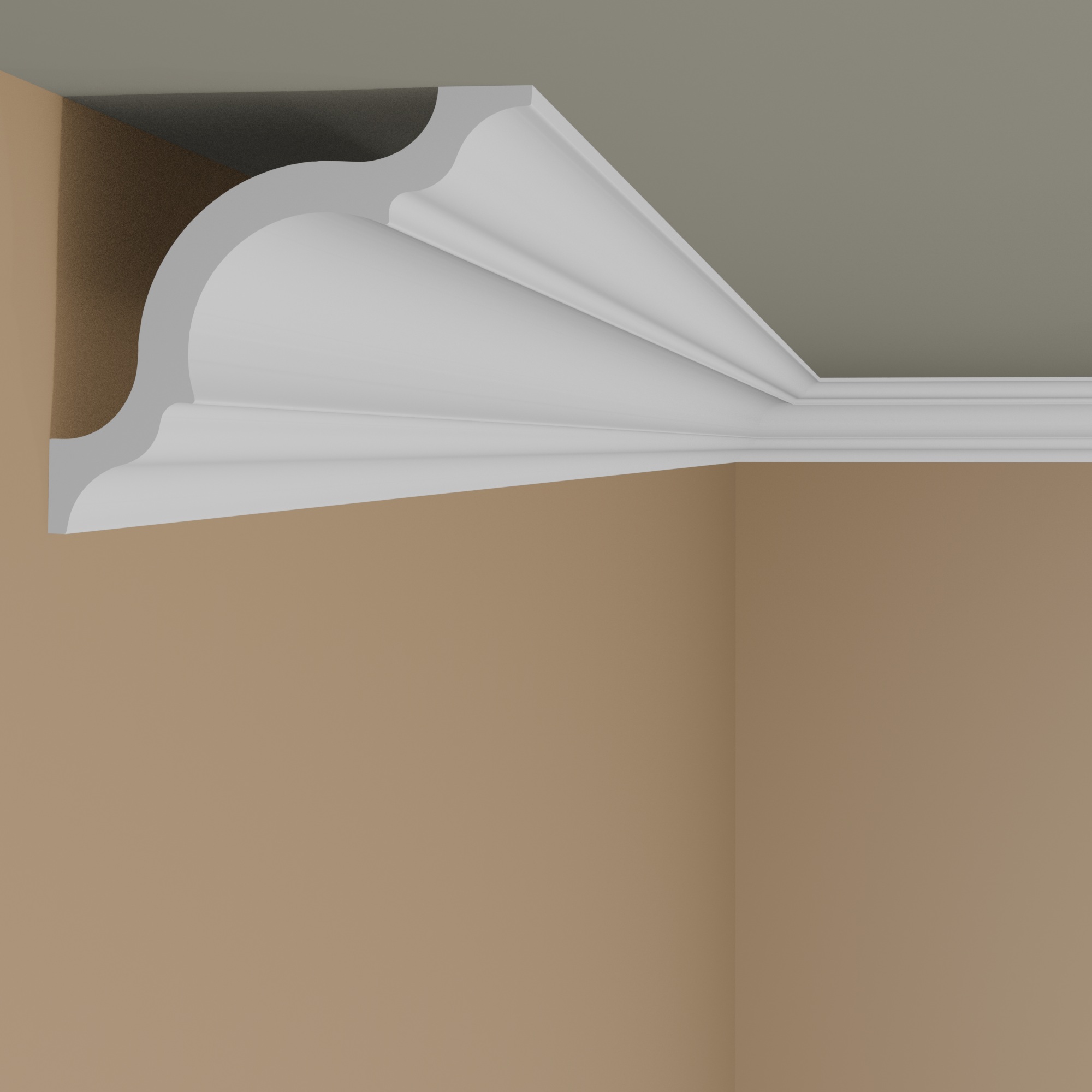 Moulure de plafond classique NMC NOMASTYL A1 80 x 80 mm polystyrène blanc