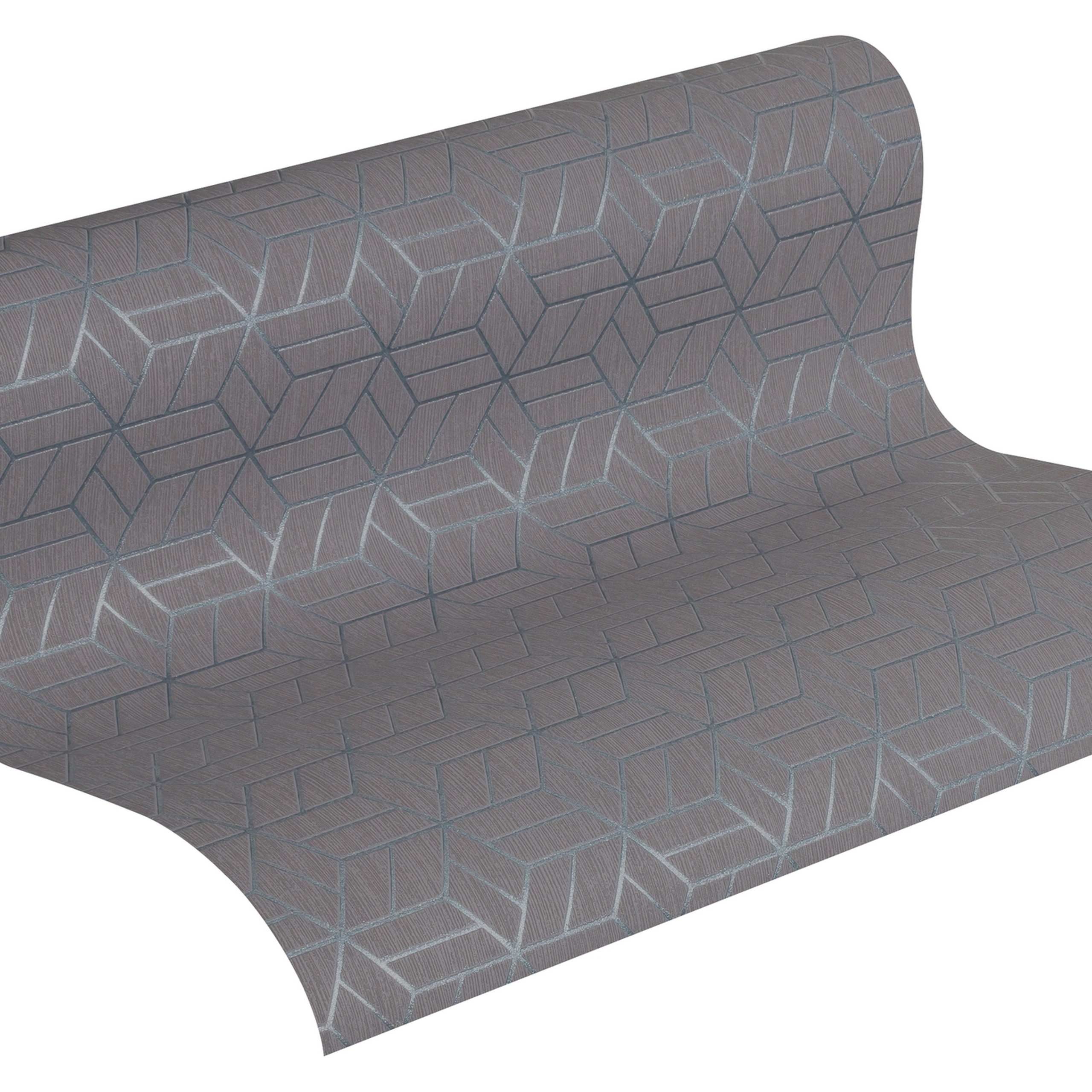 A.S. Creation Metropolitan Stories | 369202 | papier peint intissé 3D | 0.53 m x 10.05 m | gris