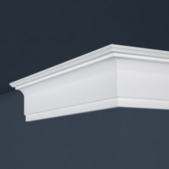 Angle extérieur de la moulure à stuc E35