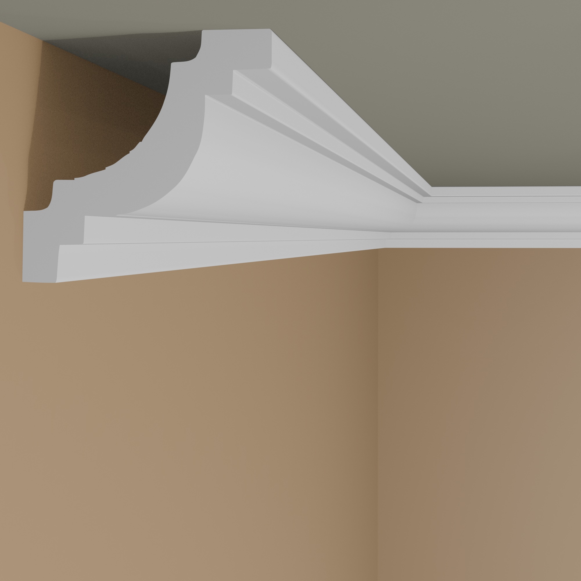 Moulure de plafond sublime | 70 x 70 mm | polystyrène 
