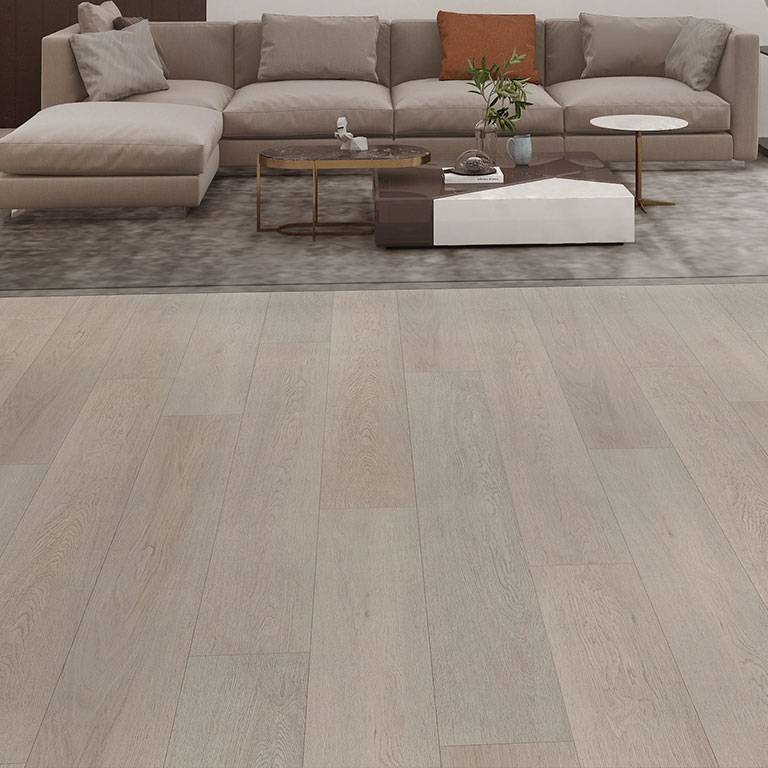 Check One Sol vinyle PVC 2470 Grünewald 1220 x 228 x 5 mm Vinyle clipsable Chêne clair