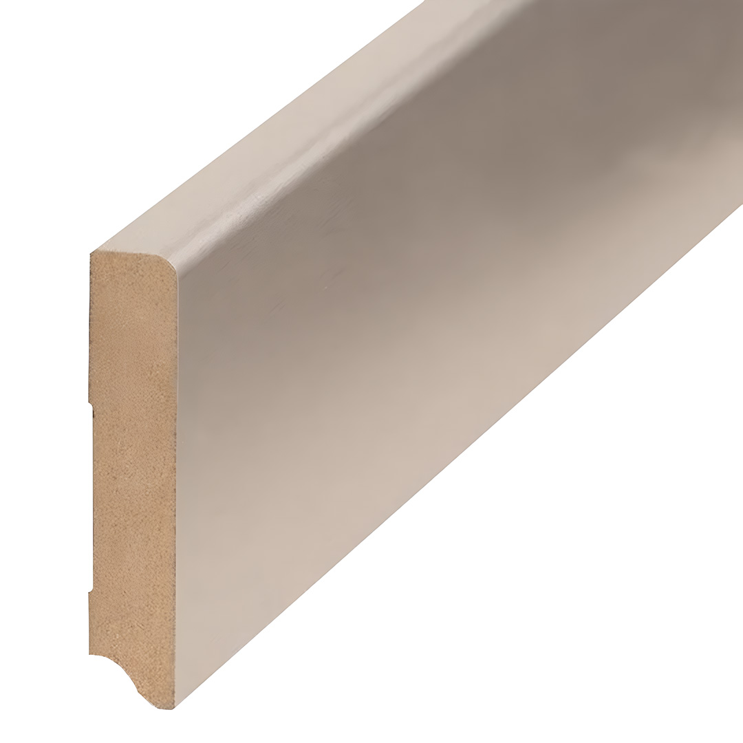 Plinthe de qualité, couleur champagne, film MDF (19 x 96 x 2500 mm) 720.096.49 PROVISTON
