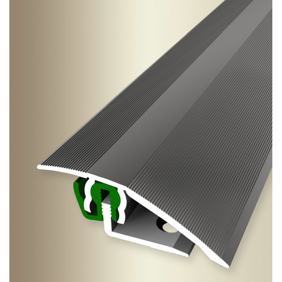 Küberit 786 FCS-718  | Barre de seuil striée pour parquet | Largeur:51 mm | Épaisseur:3-23 mm