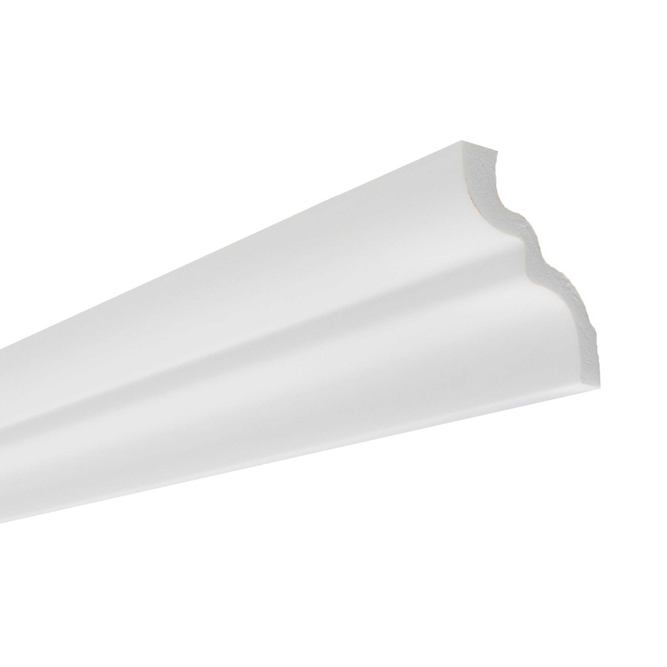 Moulure de plafond d'époque NMC NOMASTYL C 65 x 80 mm polystyrène léger blanc
