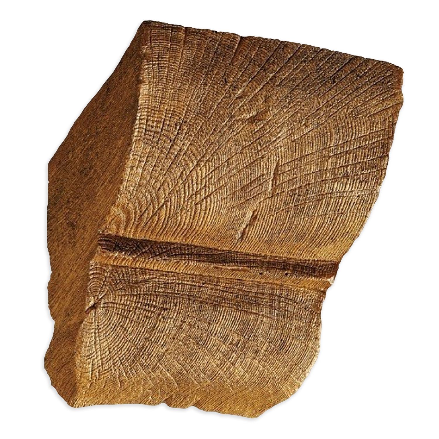 Wiesemann | Console | PU | 200 x 130 mm | Chêne clair | Poutre imitation bois | Haute densité