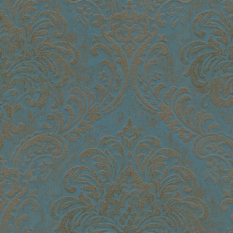 A.S. Creation | Travel Styles | 391124 | Papier peint intissé | Baroque | 10.05 x 0.53 m | Pétrole