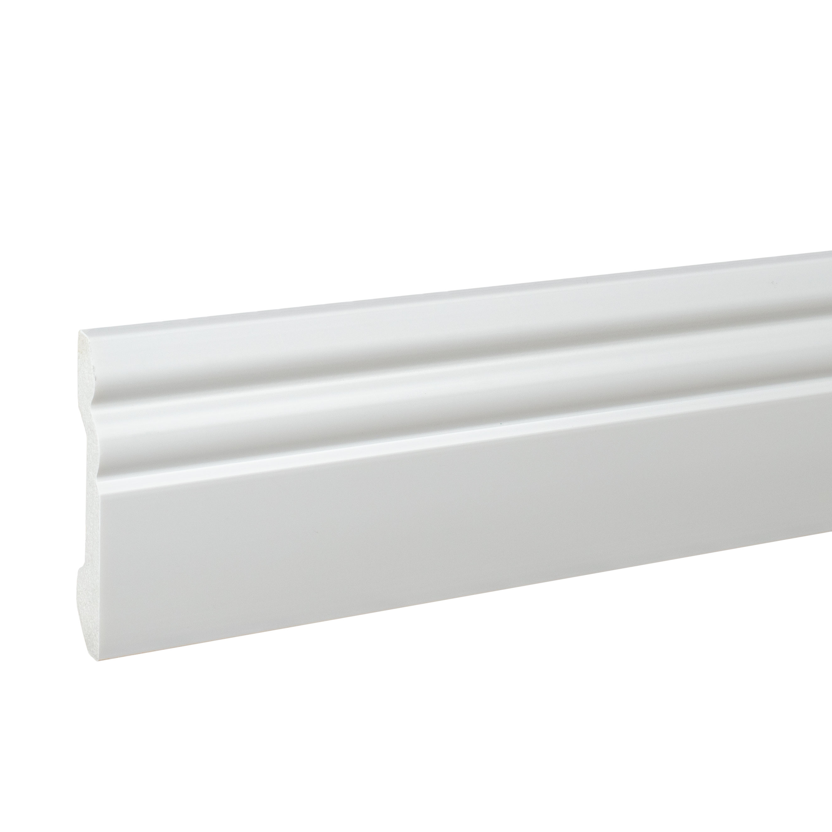 PROVISTON Plinthe profilé Berlin | Plastique blanc | Plinthe Hamburger en différentes couleurs / Hauteurs
