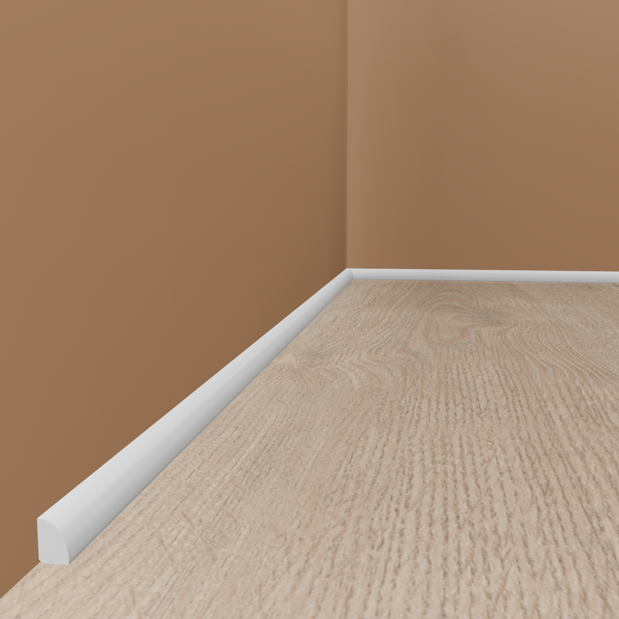 Plinthe NMC WALLSTYL FL6 12 x 19 mm polystyrène haute densité, résistant, imperméable blanc