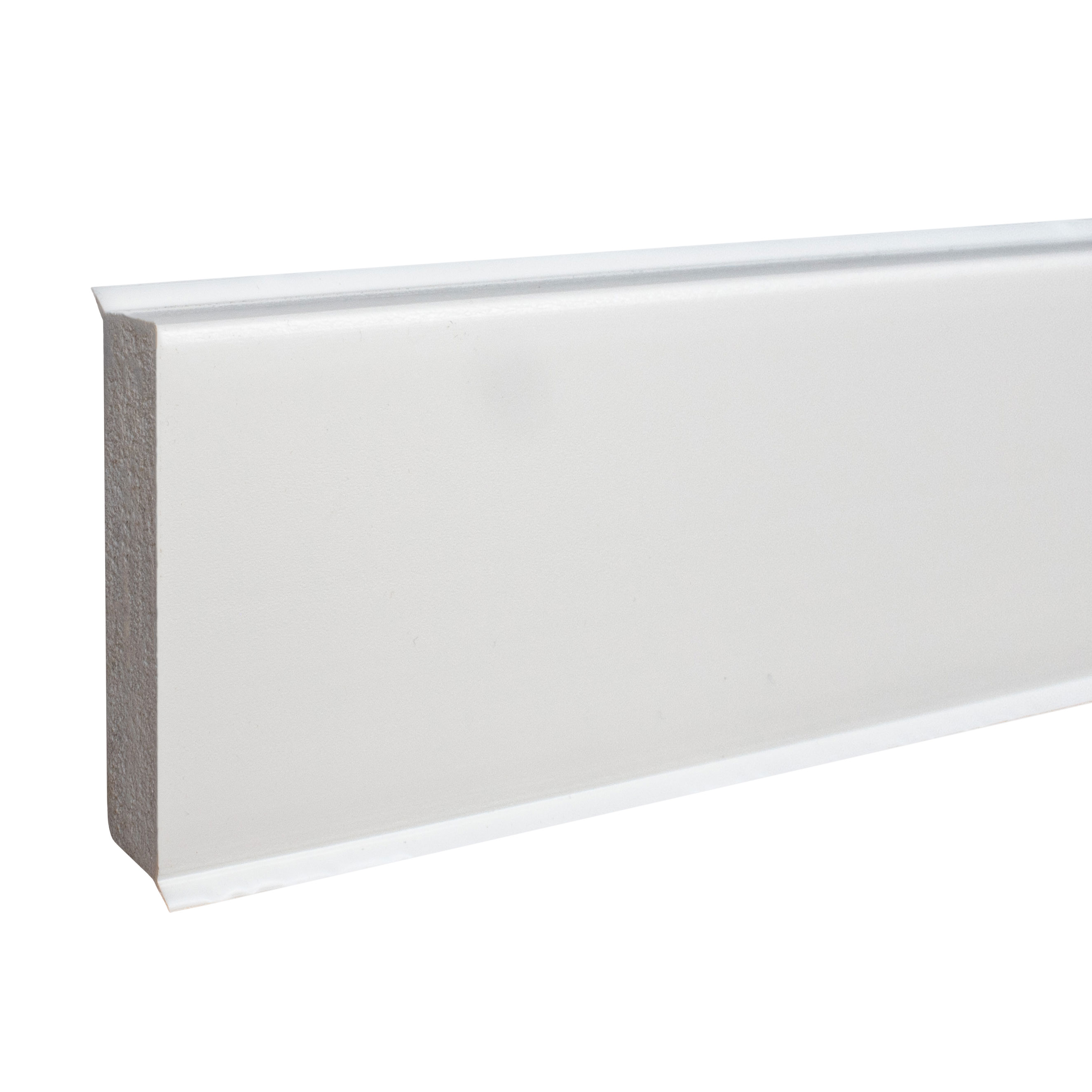 Plinthe | PVC | mousse rigide | Plinthe | Monopoli | 60 x 12 mm | lisse| couleurs diff.