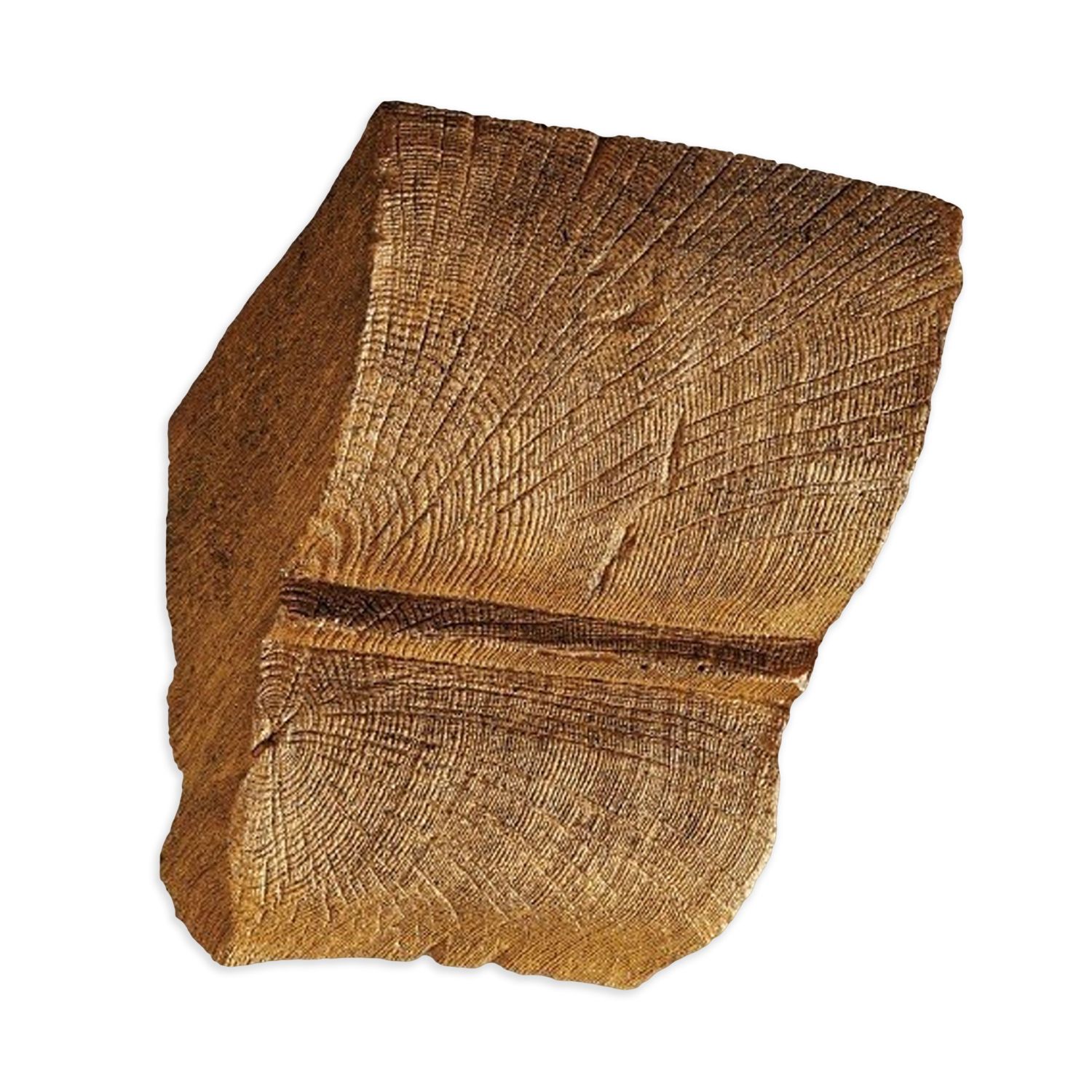 Wiesemann | Console | PU | 120 x 120 mm | Chêne clair | Poutre imitation bois | Haute densité