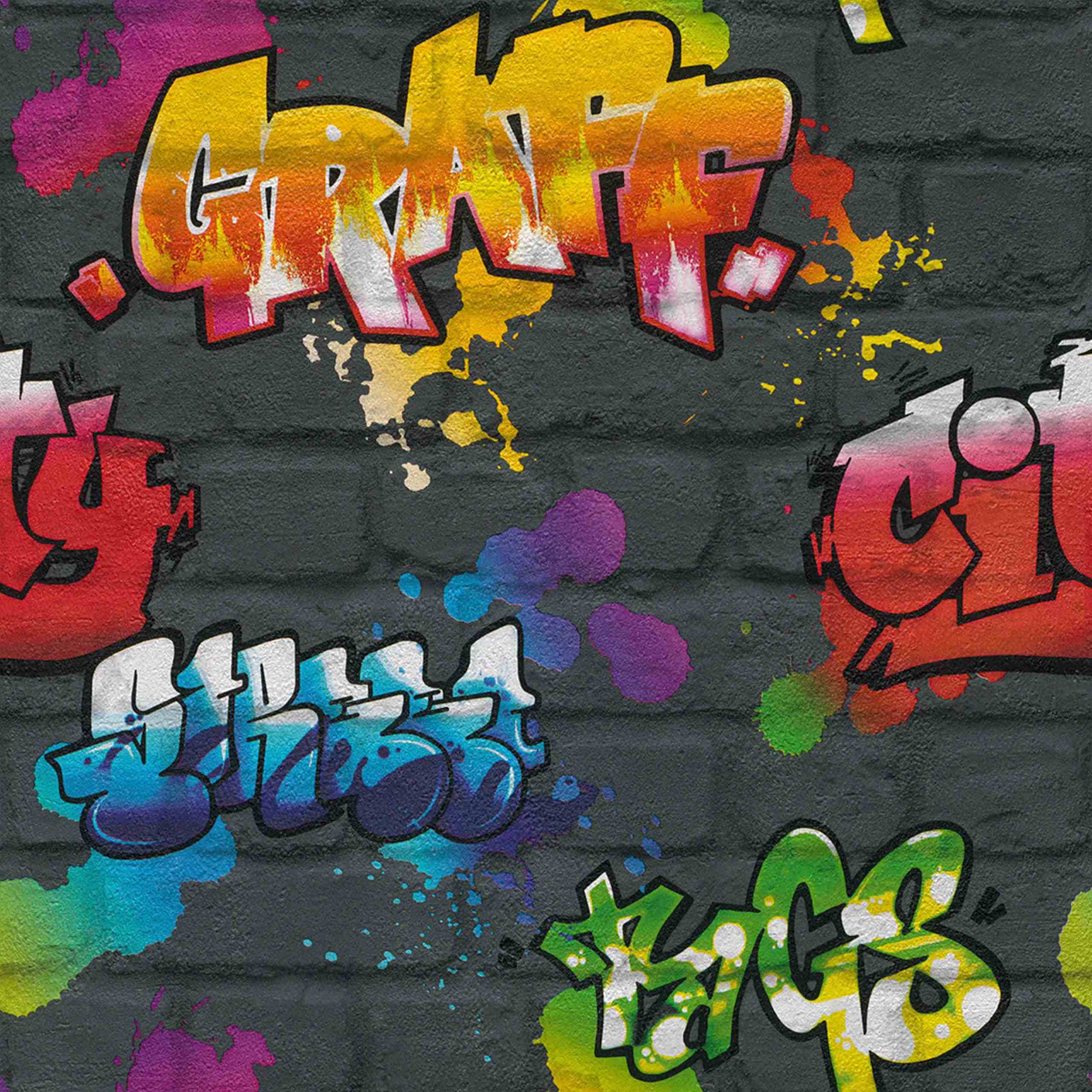 Rasch Kids & Teens III | 237801 | papier peint papier dessins & motifs | 0.53 m x 10.05 m | gris