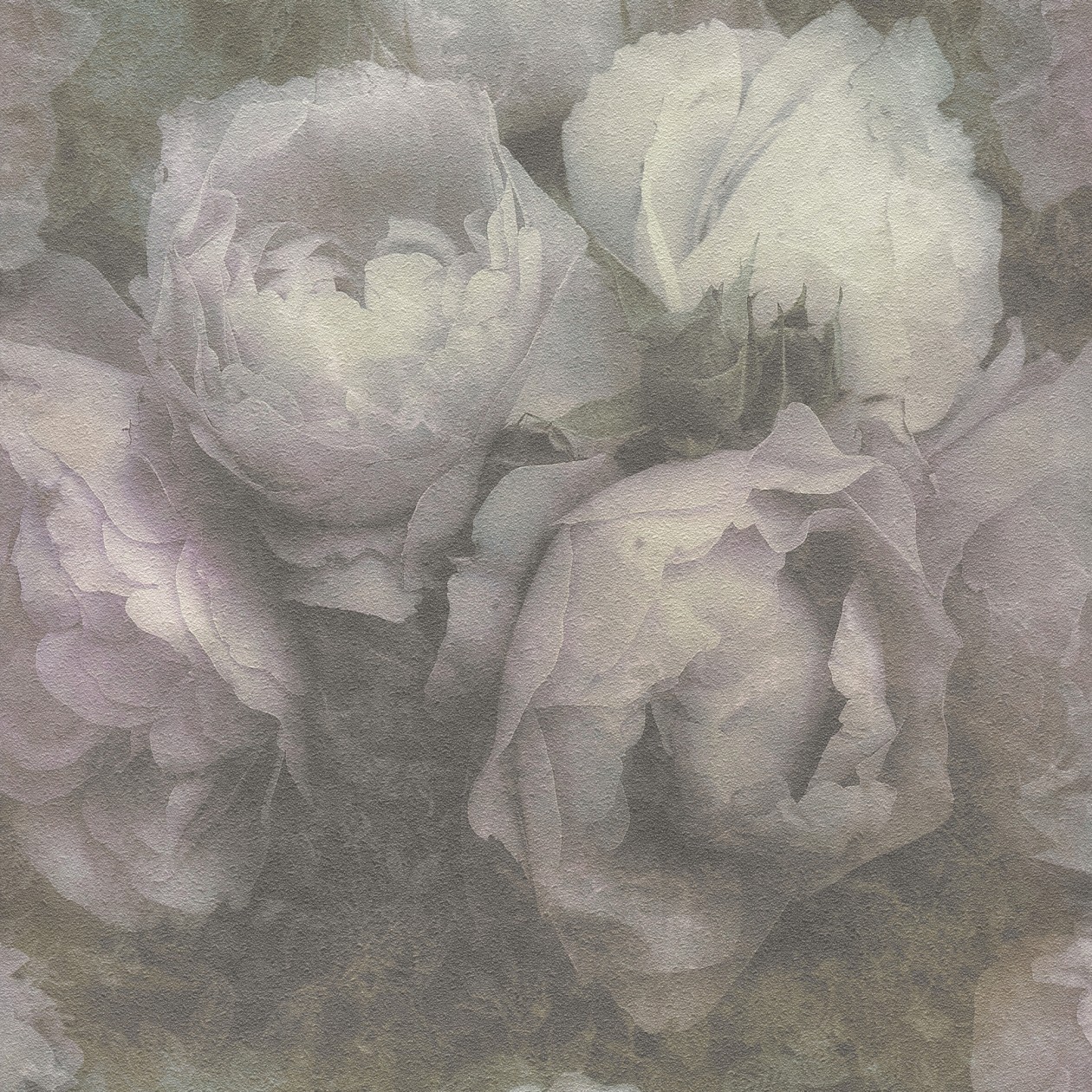 A.S. Creation New Walls | 373921 | papier peint intissé floral | 0.53 m x 10.05 m | vert