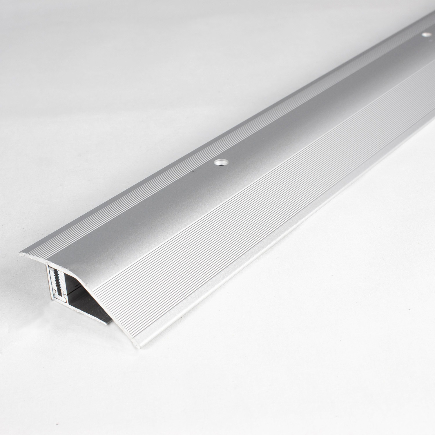 Profilé de rattrapage | barre de seuil sol stratifié | H 12 x 22 mm | L 50 mm | alu anodisé Flex
