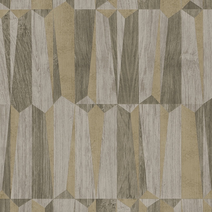 A.S. Creation | Nara | 387433 | Papier Peint Intissé | Aspect Bois | 10.05 x 0.53 m | Marron