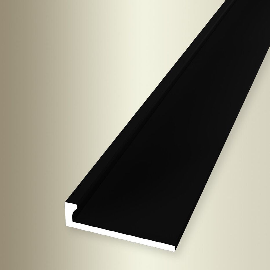Profilé de finition | Largeur:21 mm | Hauteur:4.5 mm | Longueur:2500 mm | Aluminium | Barre d'arrêt