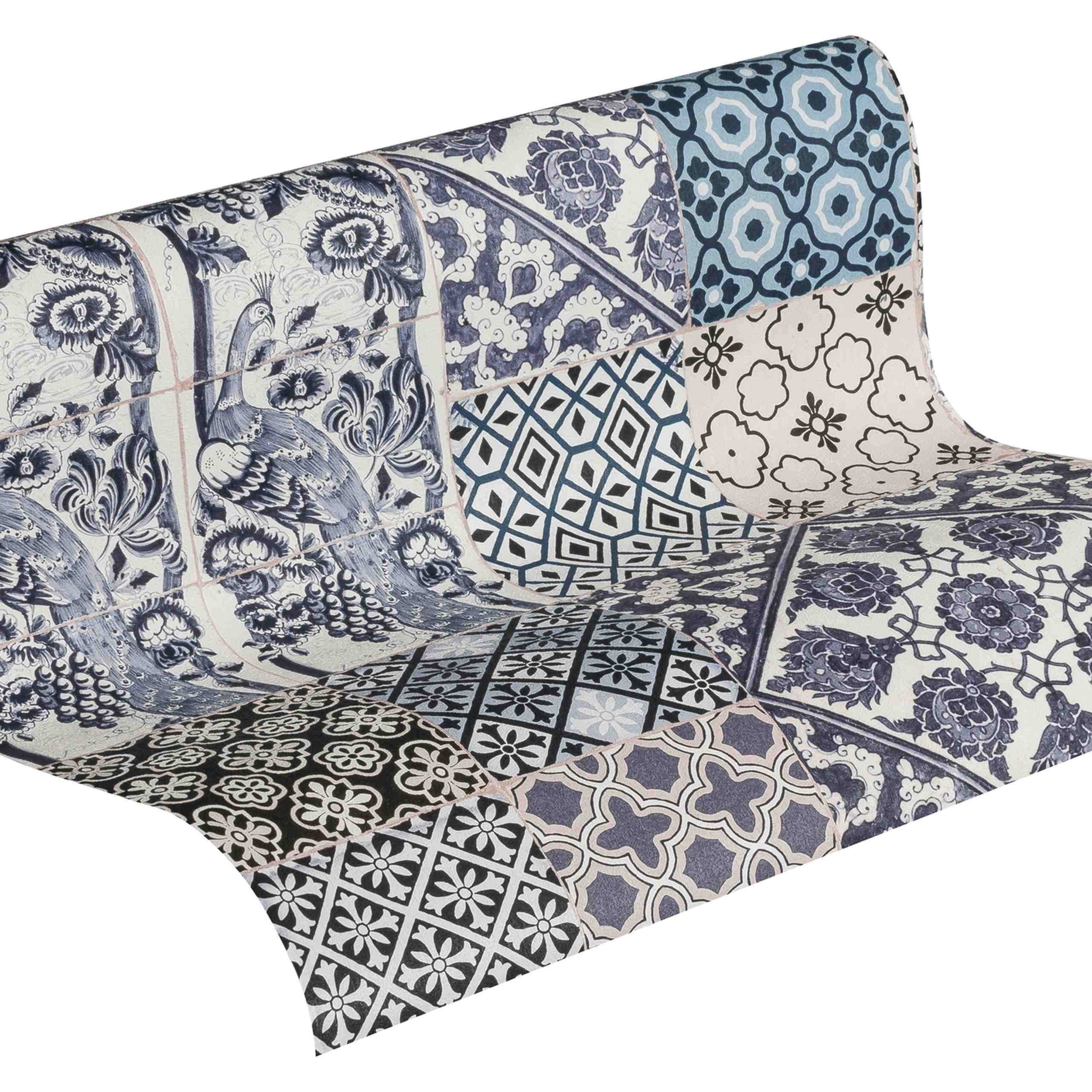 A.S. Creation Metropolitan Stories | 369232 | papier peint intissé vintage | petrole