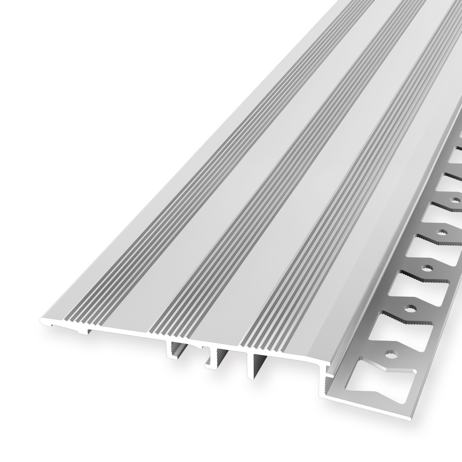 Profilé de rattrapage carrelage 10 x 80 x 2500 mm Épaisseur 10 mm en alu Küberit