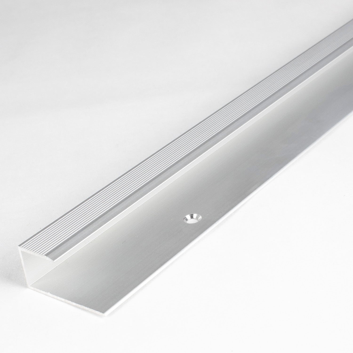 Profilé de finition à emboîter pour parquet | épaisseur 13,3 mm | aluminium anodisé
