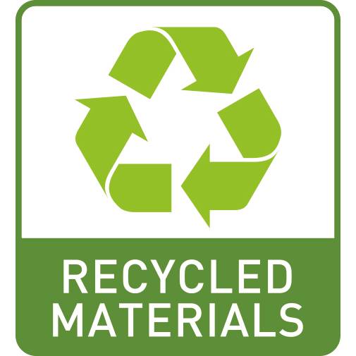 Fabriqué avec des matériaux recyclés