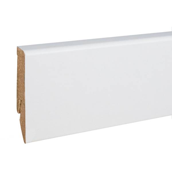 Plinthe &quot;Coburg&quot; 718.5831 MDF 18 x 58 x 2500 mm Blanc Arêtes Vives PROVISTON