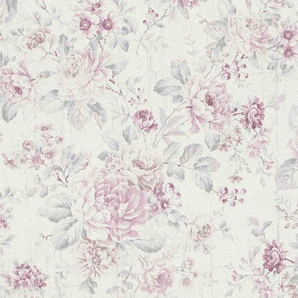 Rasch Selection | 516029 | papier peint intissé floral | 0.53 m x 10.05 m | coloré