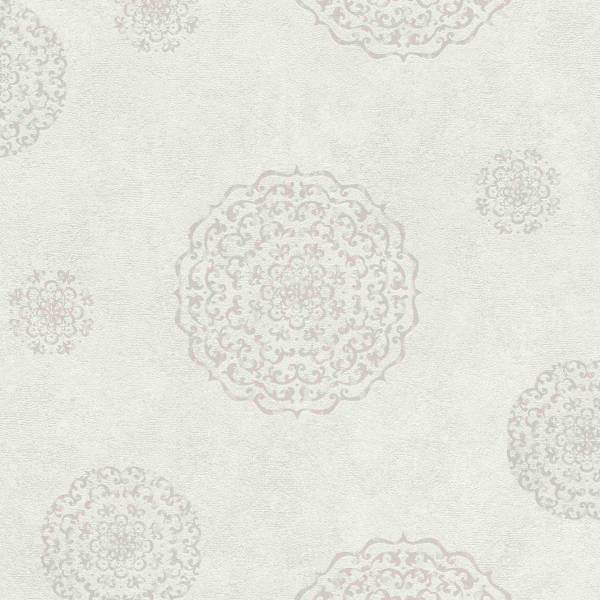 Rasch #ROCKNROLLE | 540550 | papier peint intissé vintage | 0.53 m x 10.05 m | gris