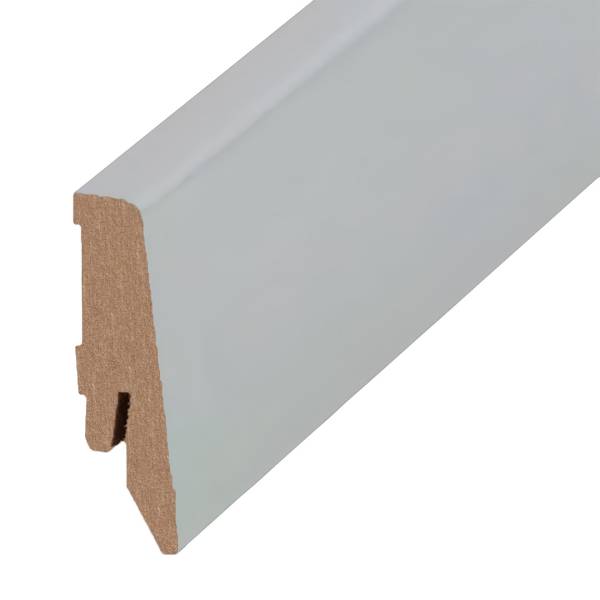 Plinthe &quot;Coburg&quot; MDF 18 x 58 x 2500 mm Gris pierre Moderne PROVISTON