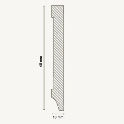Corniche cache rideaux | 78 x 87 mm | polystyrène | Expertdecor