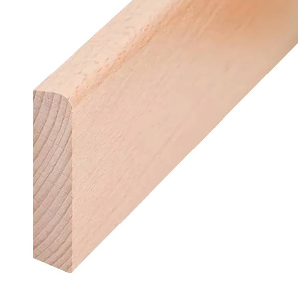 Plinthe &quot;Magdeburg&quot; bois massif 13 x 58 x 2400 mm Hêtre moderne Plinthe PROVISTON