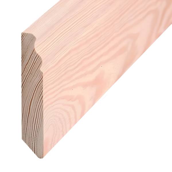 Plinthe &quot;Oldenburg&quot; bois massif 19 x 100 x 2500mm pin Plinthe Moulurée PROVISTON