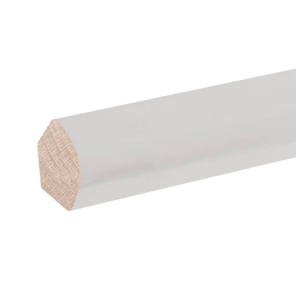 Quart de rond &quot;Lucerne&quot; 14.25 Bois massif 14 x 14 x 2000 mm Gris foncé PROVISTON