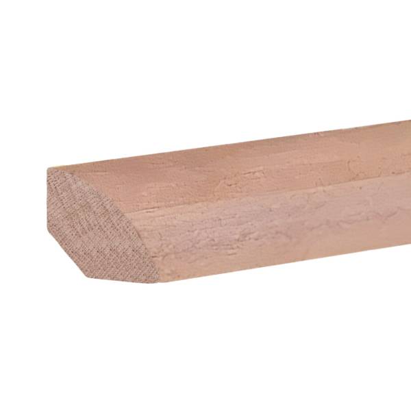 Quart de rond &quot;Bern&quot; 14.14.23 Bois massif 14 x 14 x 2500 mm Noyer PROVISTON